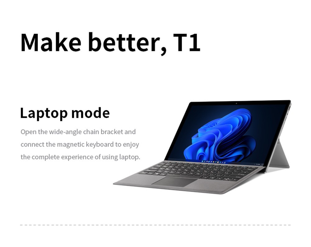 Refurbished One Netbook T1 2 in 1 Tablet PC Intel Core i7-1260P Mini Laptop, 16GB DDR5 2TB SSD 13'' Inches 2160x1440 FHD 2K Ultra-IPS Screen, USB Type-C USB3.0*2 TF Slot Mini HDMI 3.5mm Headset WiFi 6, Windows 11 Home OS - EU Plug