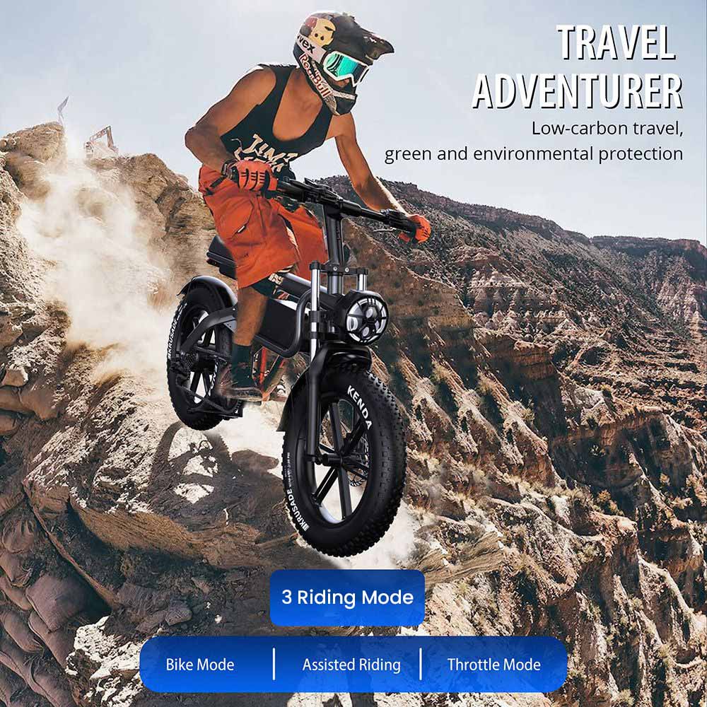 Refurbished PHNHOLUN C8 Electric Bike, 1500W Motor, 48V 20Ah Battery, 20*4.0-inch Fat Tires, 60Km/h Max Speed, 120km Range, Front and Rear Suspension, Shimano 7 Speed, Disc Brake, APP Control