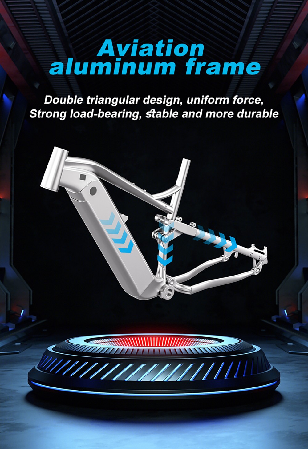 Vélo électrique PULUMA PH001, moteur 500 W, batterie 48 V 20 Ah, pneus 27,5 x 2,8 pouces, vitesse maximale 40 km/h, autonomie 150 km, freins à huile hydraulique, fourche à amortisseur, dérailleur 9 vitesses, écran LCD - Noir Rouge
