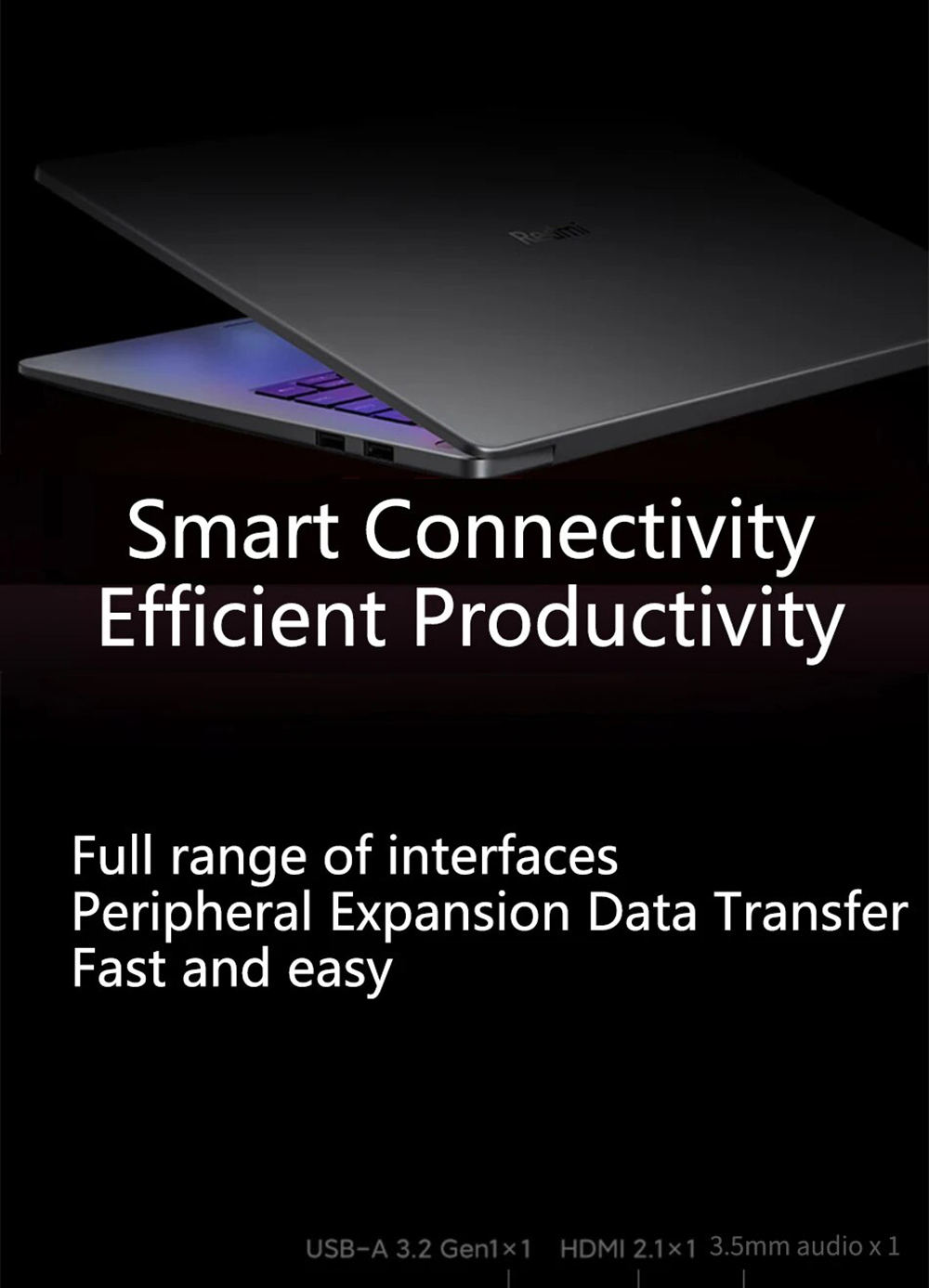 Refurbished Redmi Book 14 Laptop, Intel Core i5-13500H 12 Cores 4.7GHz, 14-inch 2880x1800, 16GB LPDDR5 RAM 1TB SSD