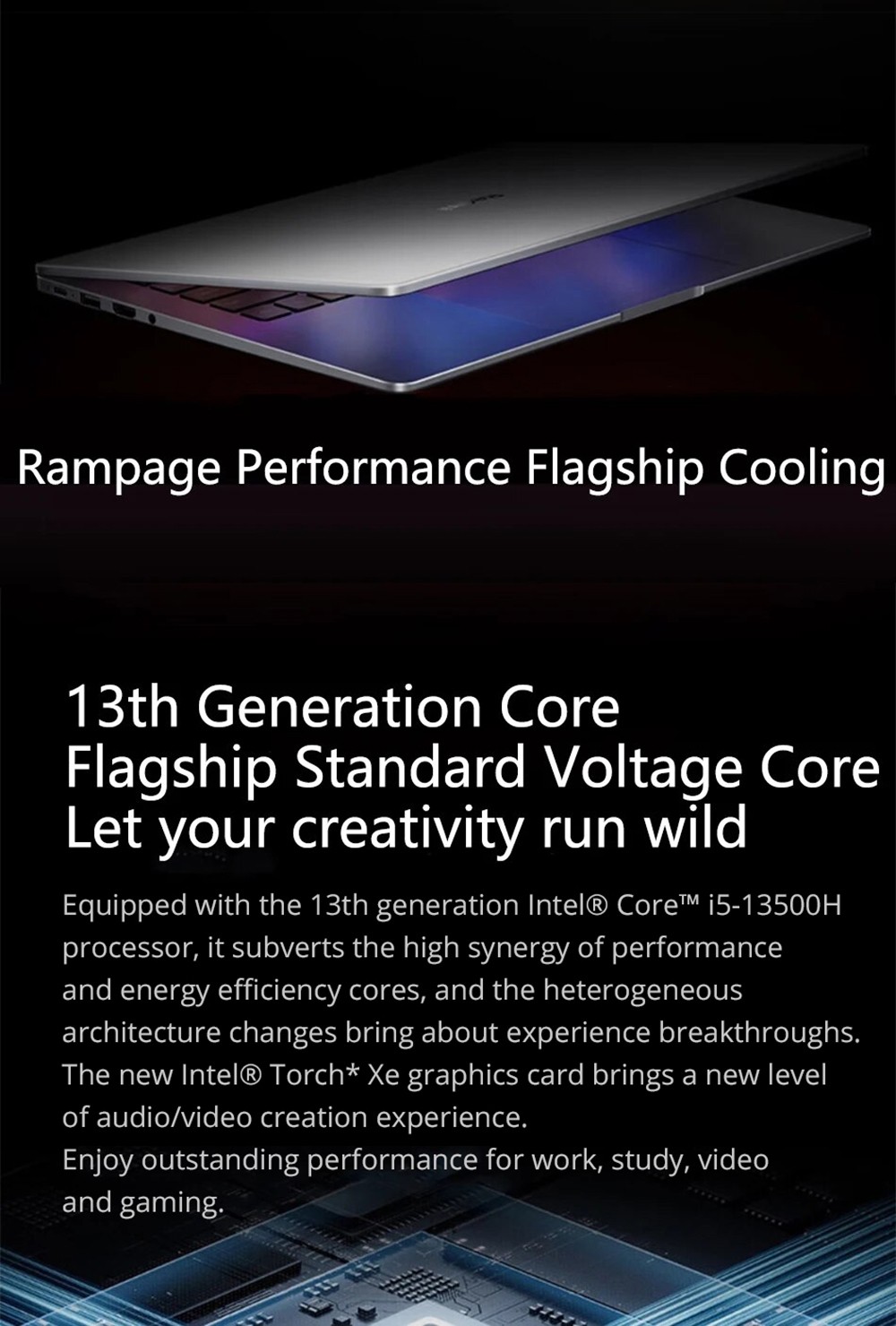 Refurbished Redmi Book 14 Laptop, Intel Core i5-13500H 12 Cores 4.7GHz, 14-inch 2880x1800, 16GB LPDDR5 RAM 1TB SSD