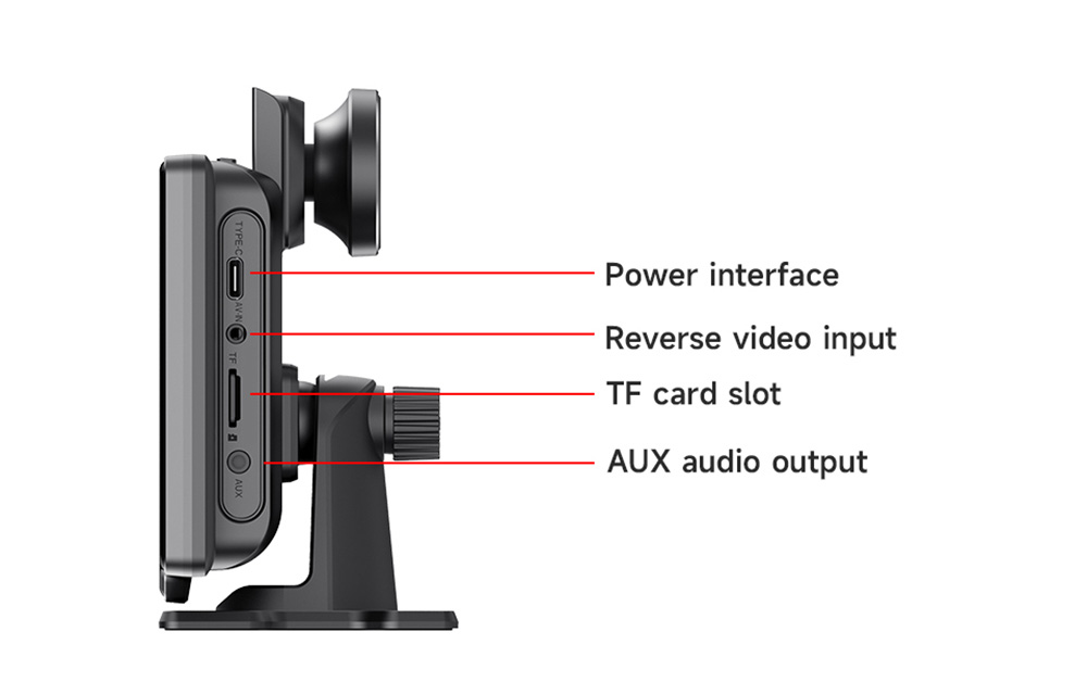 SE102602 10.26inch Portable Wireless Carplay, 1600*600P, 2.5D HD IPS Touchscreen, Android Auto, Mirror Link, GPS Navigation, Bluetooth 5.0, FM Transmitter