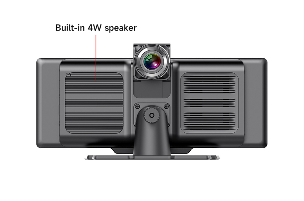 SE102602 10.26inch Portable Wireless Carplay, 1600*600P, 2.5D HD IPS Touchscreen, Android Auto, Mirror Link, GPS Navigation, Bluetooth 5.0, FM Transmitter