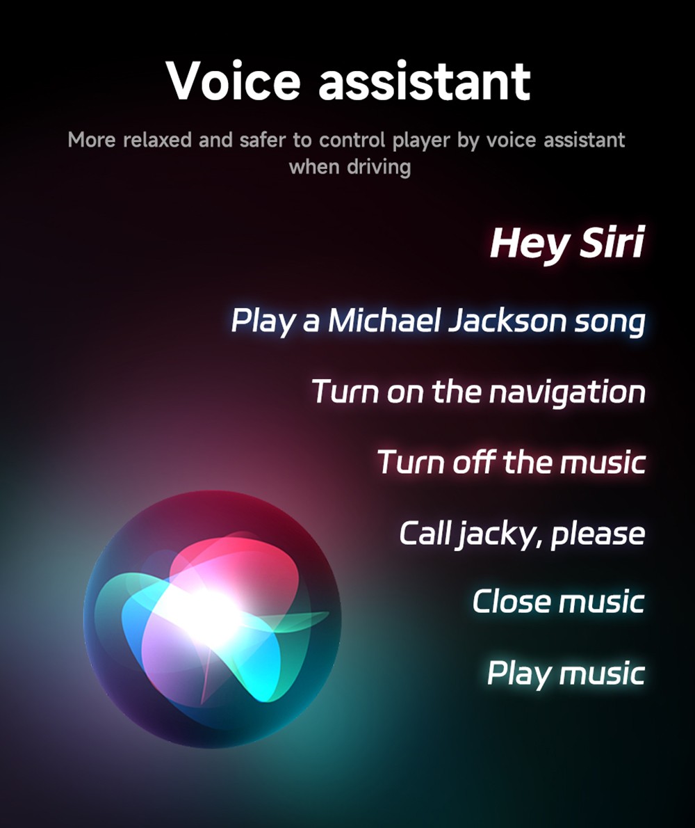 SE102602 10.26inch Portable Wireless Carplay, 1600*600P, 2.5D HD IPS Touchscreen, Android Auto, Mirror Link, GPS Navigation, Bluetooth 5.0, FM Transmitter