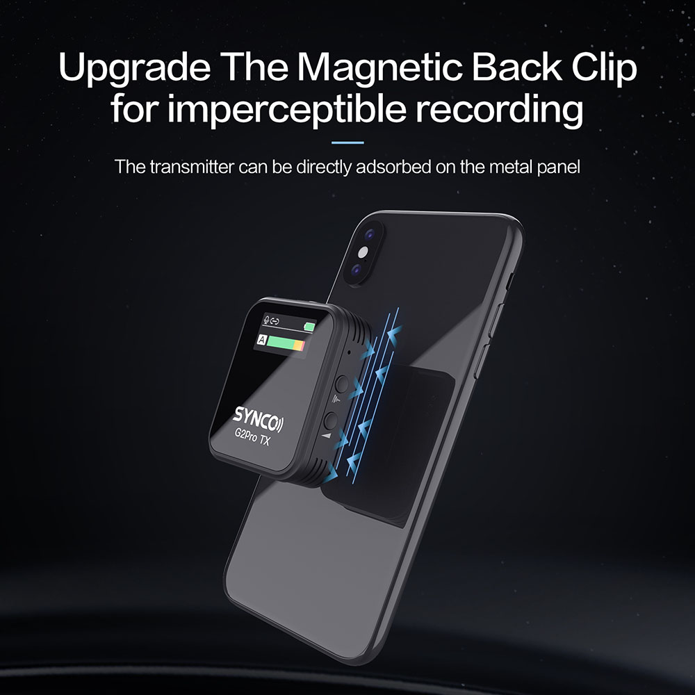 SYNCO G2A1 Pro Wireless Lavalier Microphone