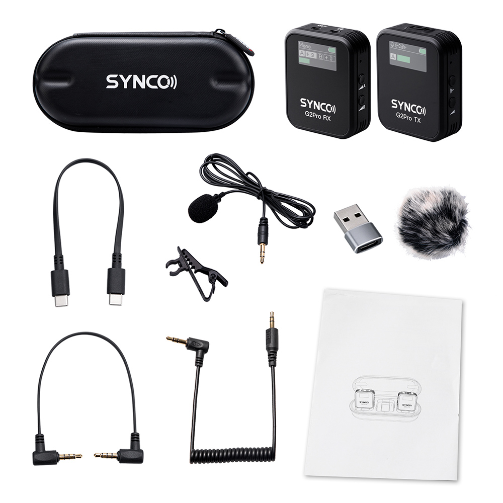 SYNCO G2A1 Pro Wireless Lavalier Microphone