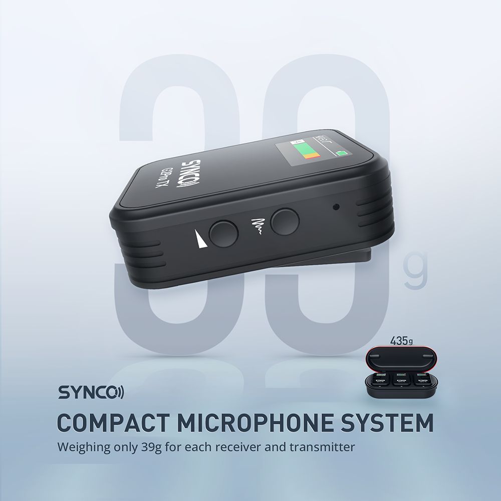 SYNCO G2A1 Pro Wireless Lavalier Microphone