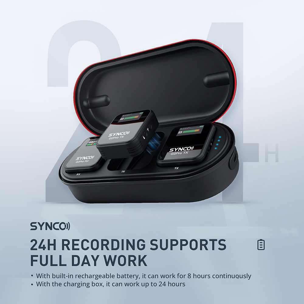 SYNCO G2A1 Pro Wireless Lavalier Microphone