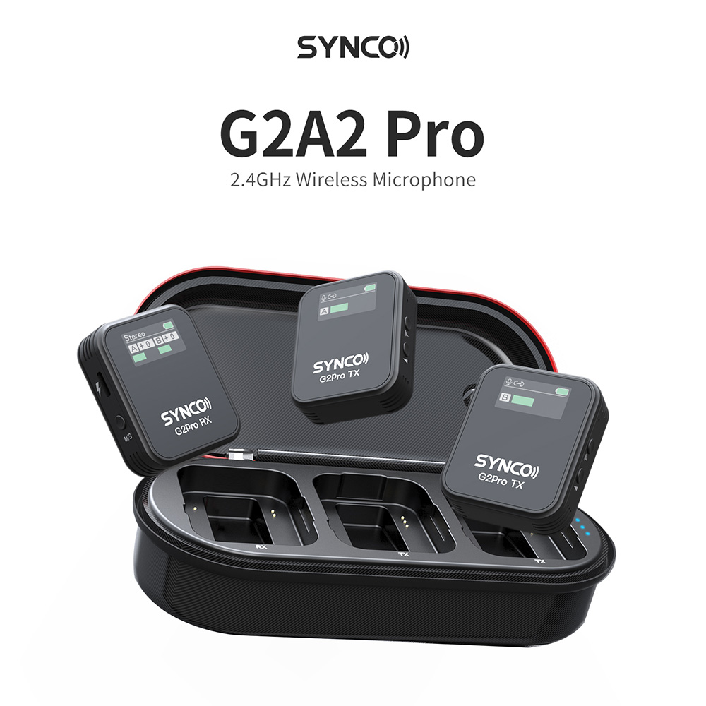 SYNCO G2A2 Pro Wireless Lavalier Microphone