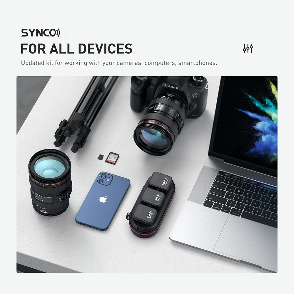 SYNCO G2A2 Pro Wireless Lavalier Microphone