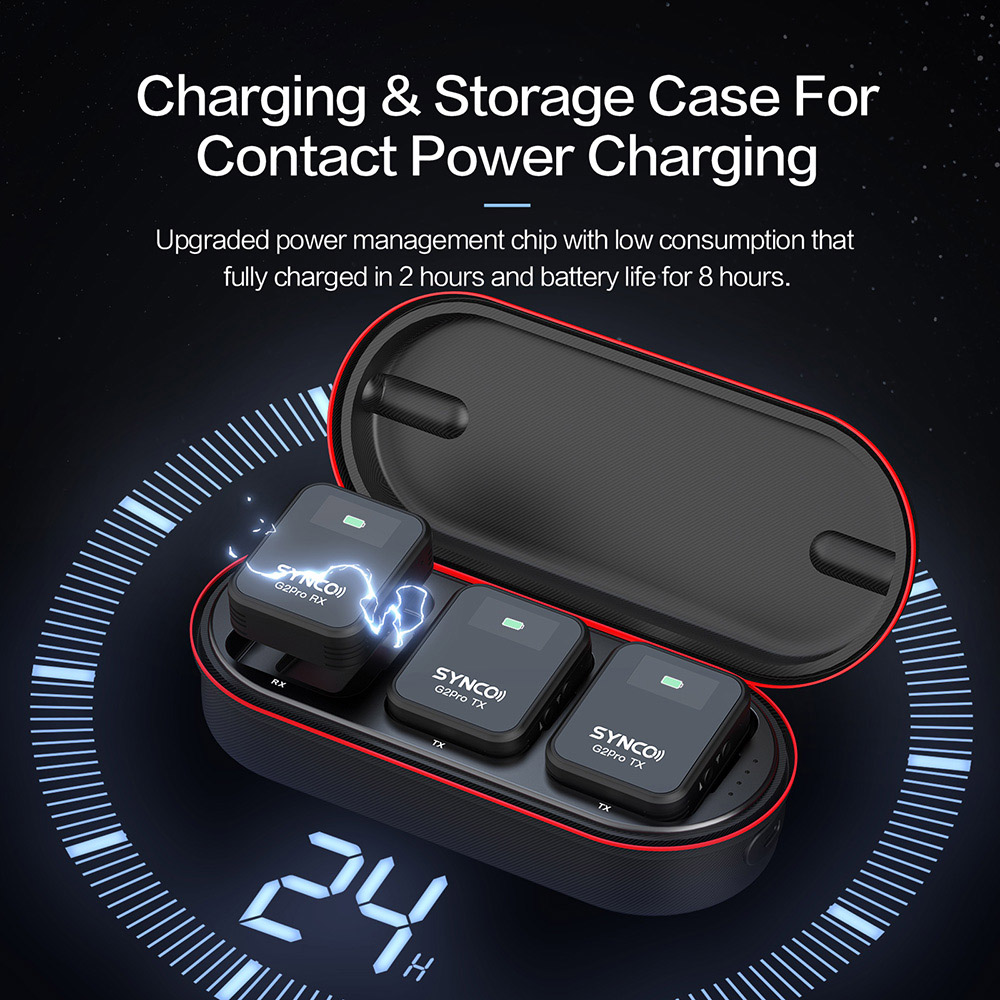 SYNCO G2A2 Pro Wireless Lavalier Microphone