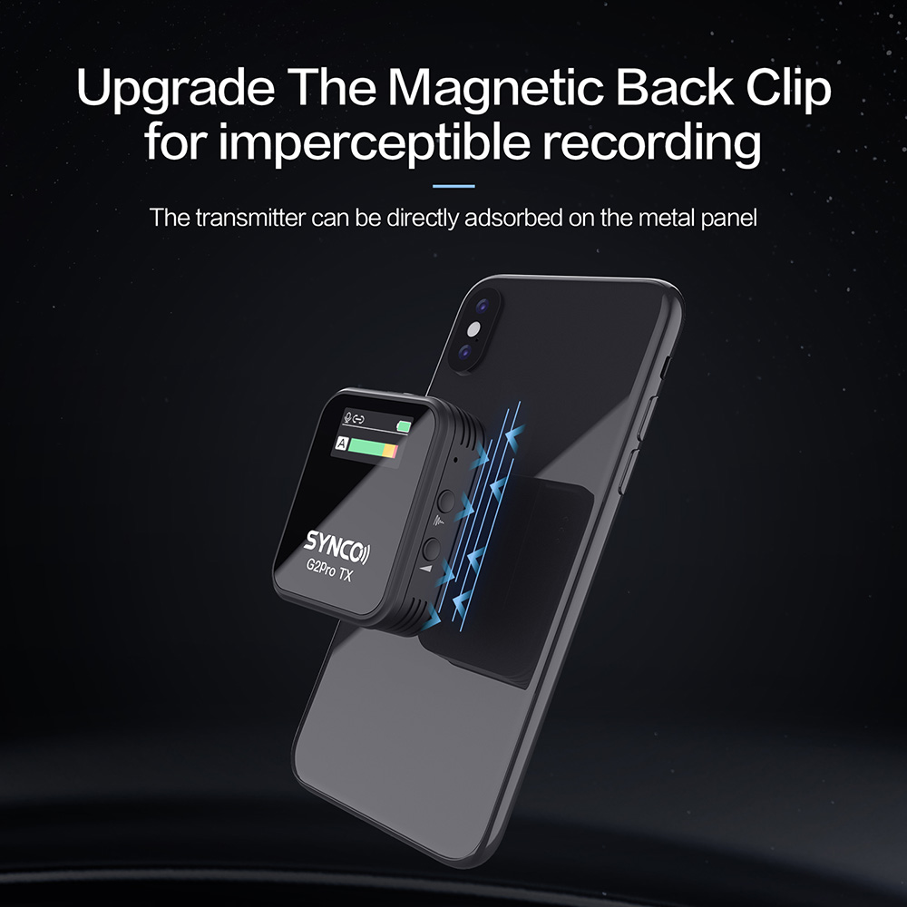 SYNCO G2A2 Pro Wireless Lavalier Microphone