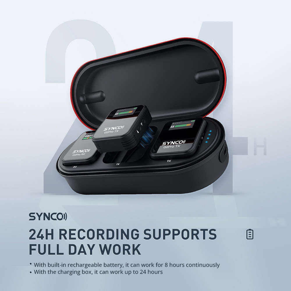 SYNCO G2A2 Pro Wireless Lavalier Microphone