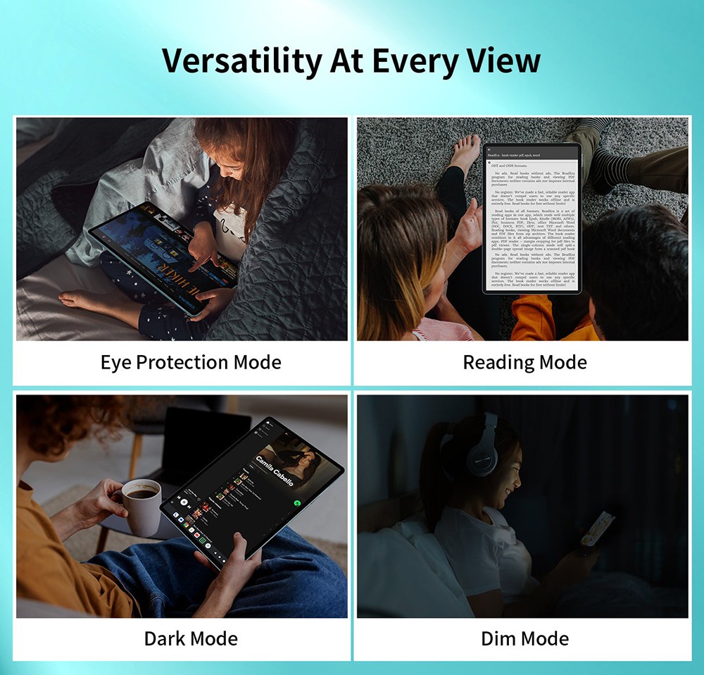 Teclast P50 11inch Tablet, Android 15, 6GB RAM 128GB ROM, 13MP+5MP Camera, 1280x800 Resolution, Octa-Core, 8000mAh Battery, Type-C/GMS/WiFi/Bluetooth/3.5mm Jack