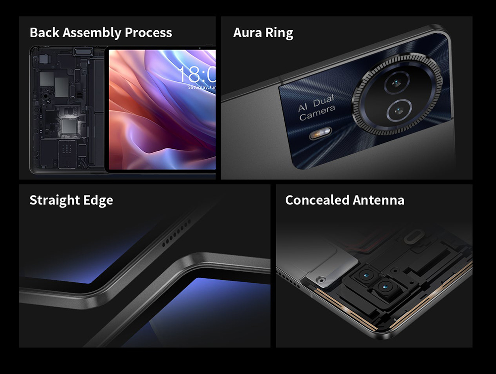 Refurbished Teclast T65 Max Android 14 Tablet, 13-inch 1920*1200 IPS Screen, Helio G99 8 Core Max 2.2GHz, 8GB+12GB Expansion RAM 256GB ROM, 2.4/5GHz WiFi Bluetooth 5.0, 10000mAh Battery, 18W Fast Charging, GPS/Galileo/GLONASS/BDS, Face Unlock