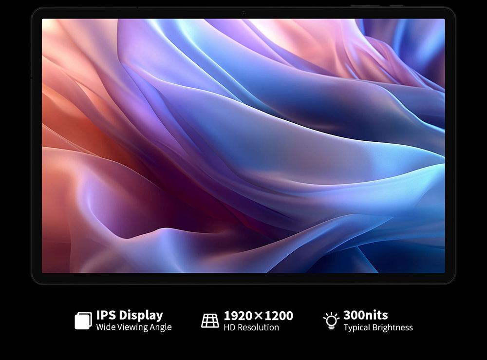 Refurbished Teclast T65 Max Android 14 Tablet, 13-inch 1920*1200 IPS Screen, Helio G99 8 Core Max 2.2GHz, 8GB+12GB Expansion RAM 256GB ROM, 2.4/5GHz WiFi Bluetooth 5.0, 10000mAh Battery, 18W Fast Charging, GPS/Galileo/GLONASS/BDS, Face Unlock