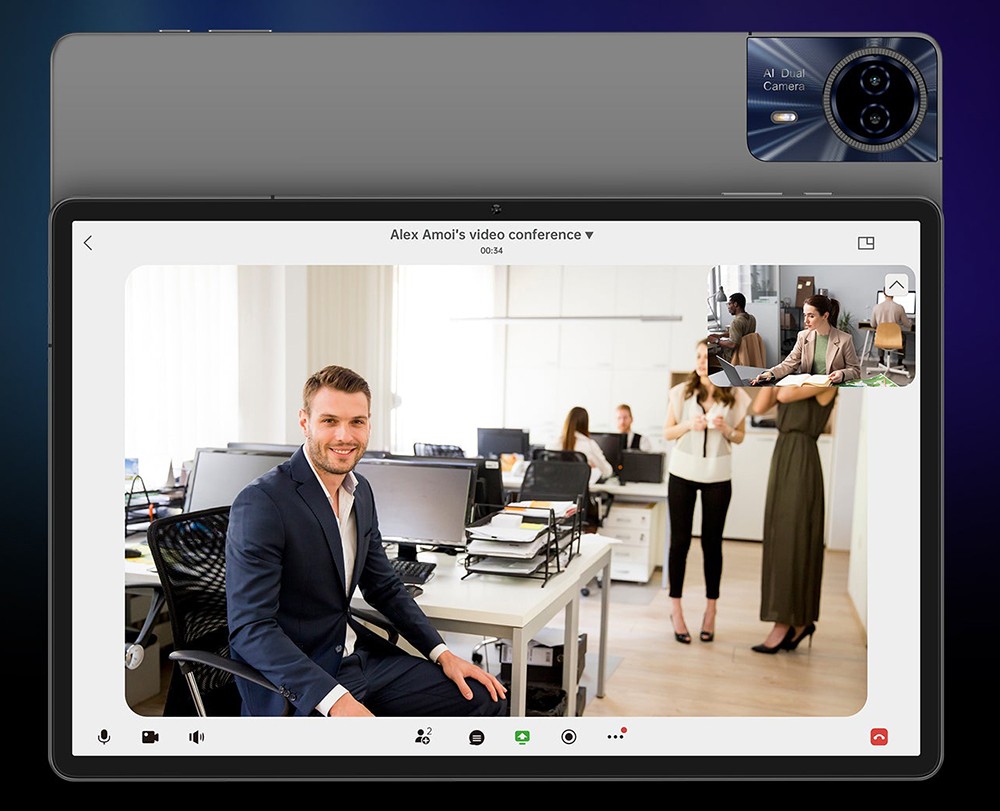 Refurbished Teclast T65 Max Android 14 Tablet, 13-inch 1920*1200 IPS Screen, Helio G99 8 Core Max 2.2GHz, 8GB+12GB Expansion RAM 256GB ROM, 2.4/5GHz WiFi Bluetooth 5.0, 10000mAh Battery, 18W Fast Charging, GPS/Galileo/GLONASS/BDS, Face Unlock