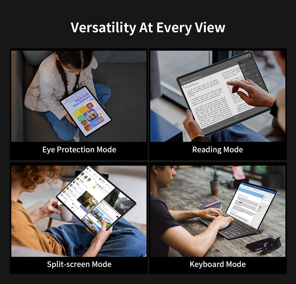 Refurbished Teclast T65 Max Android 14 Tablet, 13-inch 1920*1200 IPS Screen, Helio G99 8 Core Max 2.2GHz, 8GB+12GB Expansion RAM 256GB ROM, 2.4/5GHz WiFi Bluetooth 5.0, 10000mAh Battery, 18W Fast Charging, GPS/Galileo/GLONASS/BDS, Face Unlock