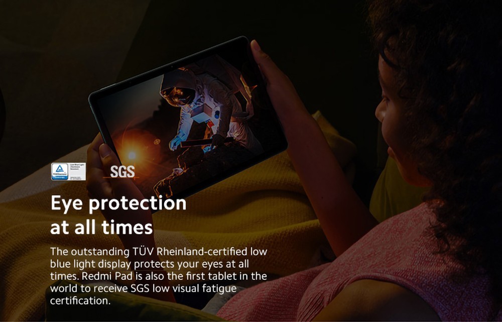 Refurbished Xiaomi Redmi Pad 10.61'' 2K Screen Octa Core Dolby Atmos 8000mAh 8MP Camera Bluetooth 5.3 8MP 4+128GB - Silver