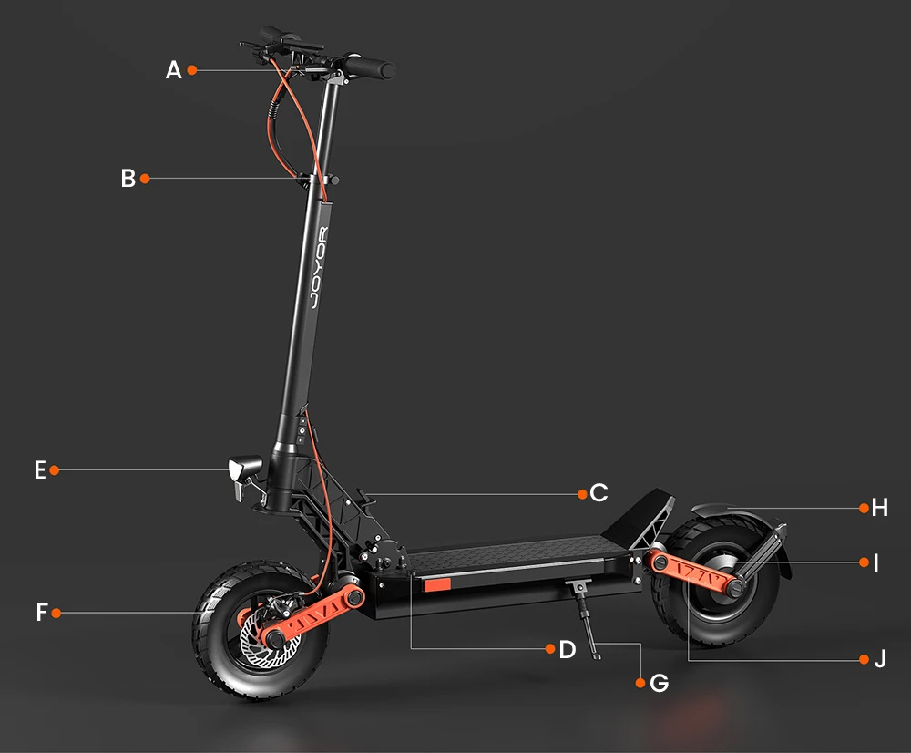 JOYOR, JOYOR S5, E-Scooter, Elektroscooter, Elektro-Scooter, Elektroroller, E-Roller, Offroad-Elektroroller, elektrisches Scooter, elektrisches Roller