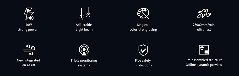 Creality Falcon2 40W Laser Engraver Cutter