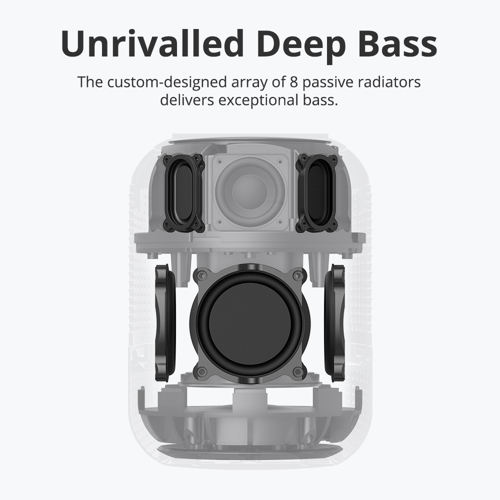 Tronsmart Element T6 Max 60W Bluetooth 5.0 NFC Speaker SoundPulse™ 20 Hours Playtime Siri Google Assistant Cortana USB-C Fast Charge