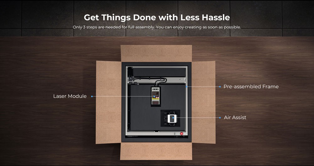 Creality Falcon2 40W Laser Engraver Cutter