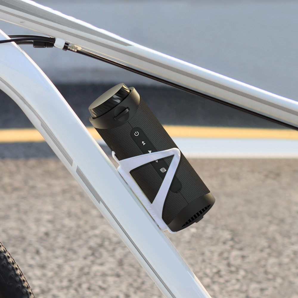 Tronsmart T7 Portable Bluetooth Speaker with LED Lights, 30W Output, SoundPulse, TWS, ATS2853, IPX7 Waterproof, Custom Equalizers - Black