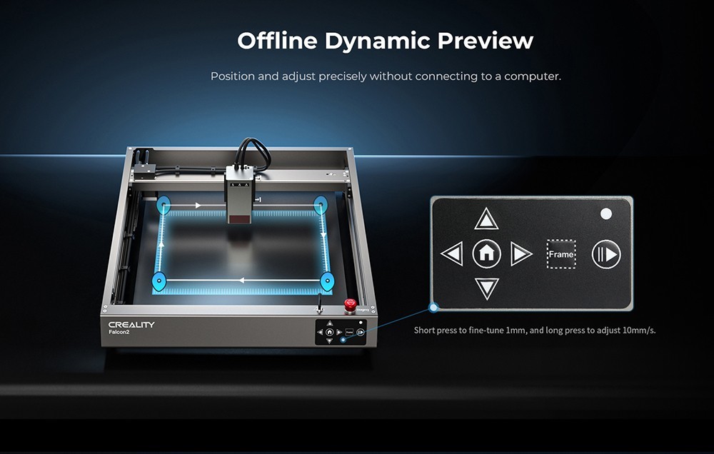 Creality Falcon2 22W Laser Engraver Cutter