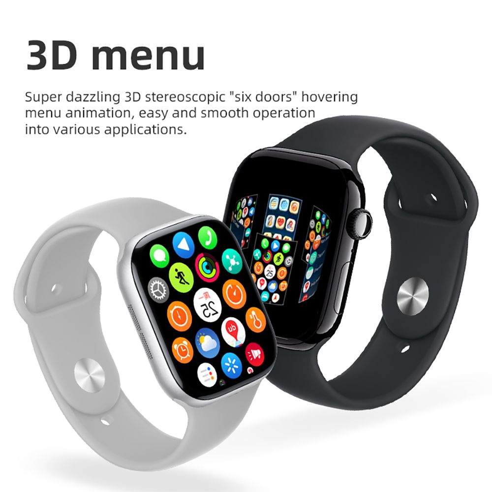 DIONA MONA3 Mini Smartwatch, 2.10-inch Screen, Health & Sleep Monitoring, Bluetooth Calling, Multiple Sport Modes, Voice Assistant - Silver