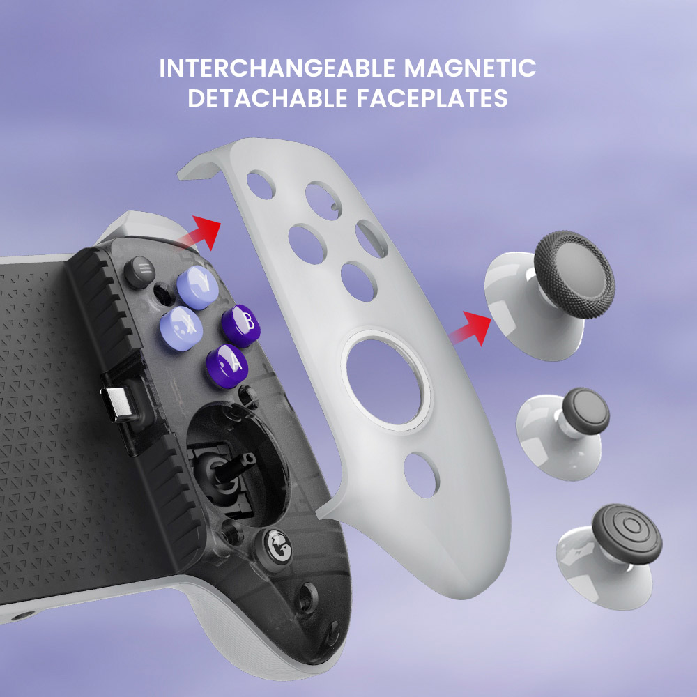 Refurbished GameSir G8 Type-C Mobile Gaming Controller, Plug and Play Gamepad with Hall Effect Joysticks/Hall Trigger