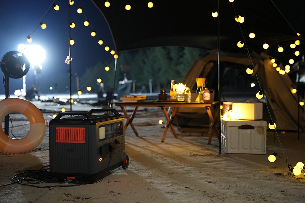 Blackview Oscal PowerMax 6000 6000W Rugged Power Station, 3600Wh to 57600Wh LiFePO4 Battery, 14 Outlets, 120V/240V Dual Voltage Output, 3500+ Life Circle, Smart APP Control, 5 LED Light Modes, Morse Code Signal