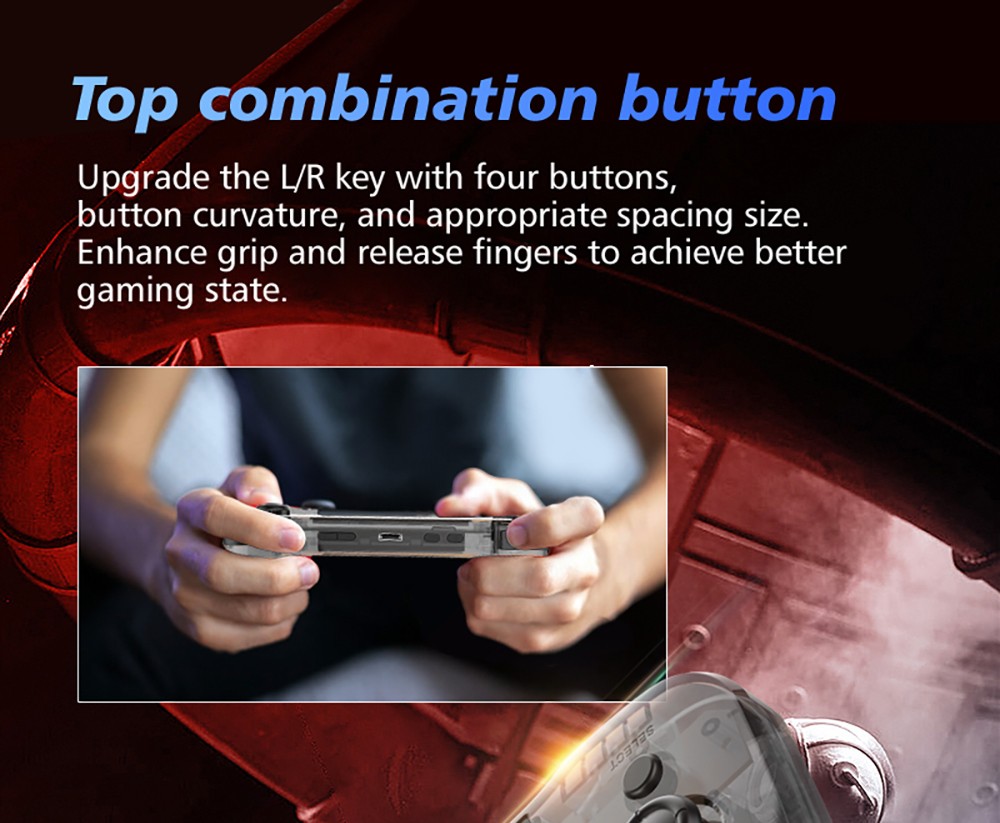 R46S Retro Game Console, 4-inch IPS Screen, 16GB + 64GB TF Card, 1GB LPDDR4 RAM, 8W Speaker, 8H Battery Life, 2.4G WiFi - White