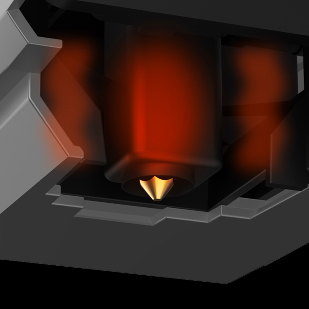 Artillery Sidewinder X4 Plus Imprimante 3D, 300*300*400mm, vitesse d'impression 500mm/s, impression haute température 300℃, rail de guidage linéaire XY-Metal, mise à niveau automatique, ventilateurs de refroidissement efficaces 8000 tr/min