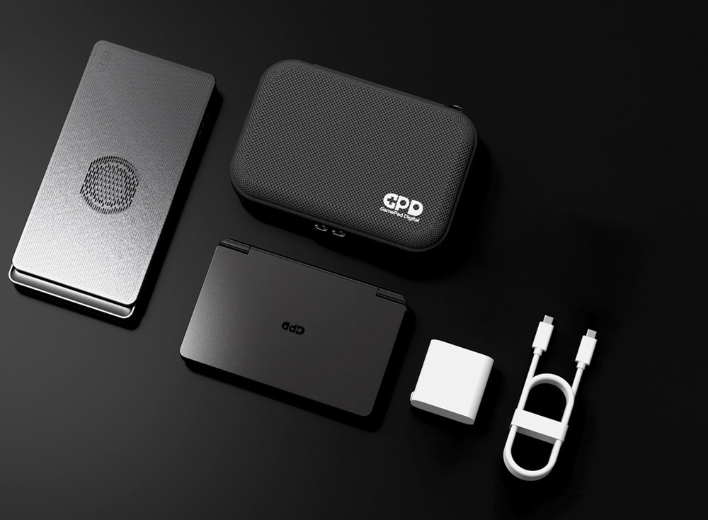 GPD WIN Mini (2025) Handheld Game Console, 7'' 1920x1080 Screen, AMD Ryzen AI 9 HX 370 12 Cores Max 5.1GHz, 120Hz, 32GB LPDDR5x RAM 2TB SSD, WiFi6E Bluetooth5.3, Hyper-Linear Speakers, 1*USB4, 1*USB3.2 Type-C, 1*USB Type-A, 1*MicroSD - White, EU Plug