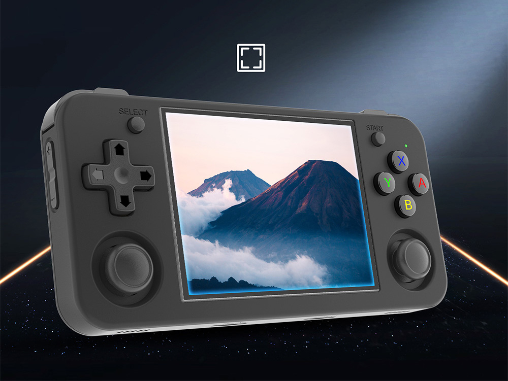 ANBERNIC RG35XX H Game Console 64GB+128GB 10000+ Games - Black