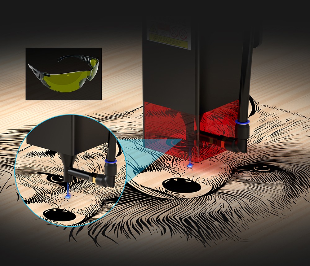 Mecpow X3 Pro 10W Laser Engraver With Air Assist Kit