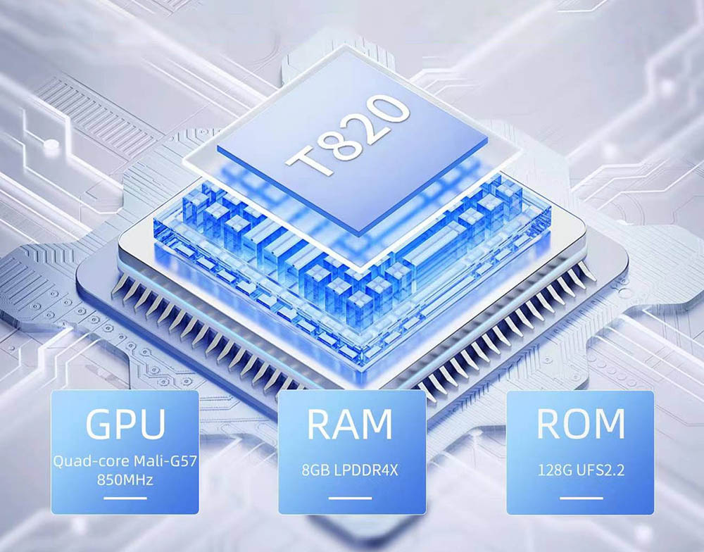 ANBERNIC RG406V Android 13 Game Console, 4-inch 960*720P IPS Touchscreen, 8GB LPDDR4 +128GB UFS2.2, 1080p Output, 5G WiFi, Bluetooth 5.0, Moonlight Streaming - Grey