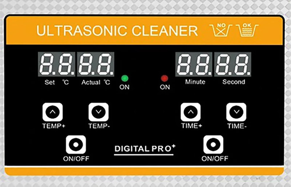 Geekbes 2L Digital Ultrasonic Cleaner, 60W Ultrasonic Power, 100W Heating Power, Adjustable Time/Temperature, Manicure Pedicure SPA Salon Barber Equipment for Sundry Beauty Hair Nail Tattoo Metal Tools, Tank Size 150x135x100mm/5.9x5.3x3.9 inch