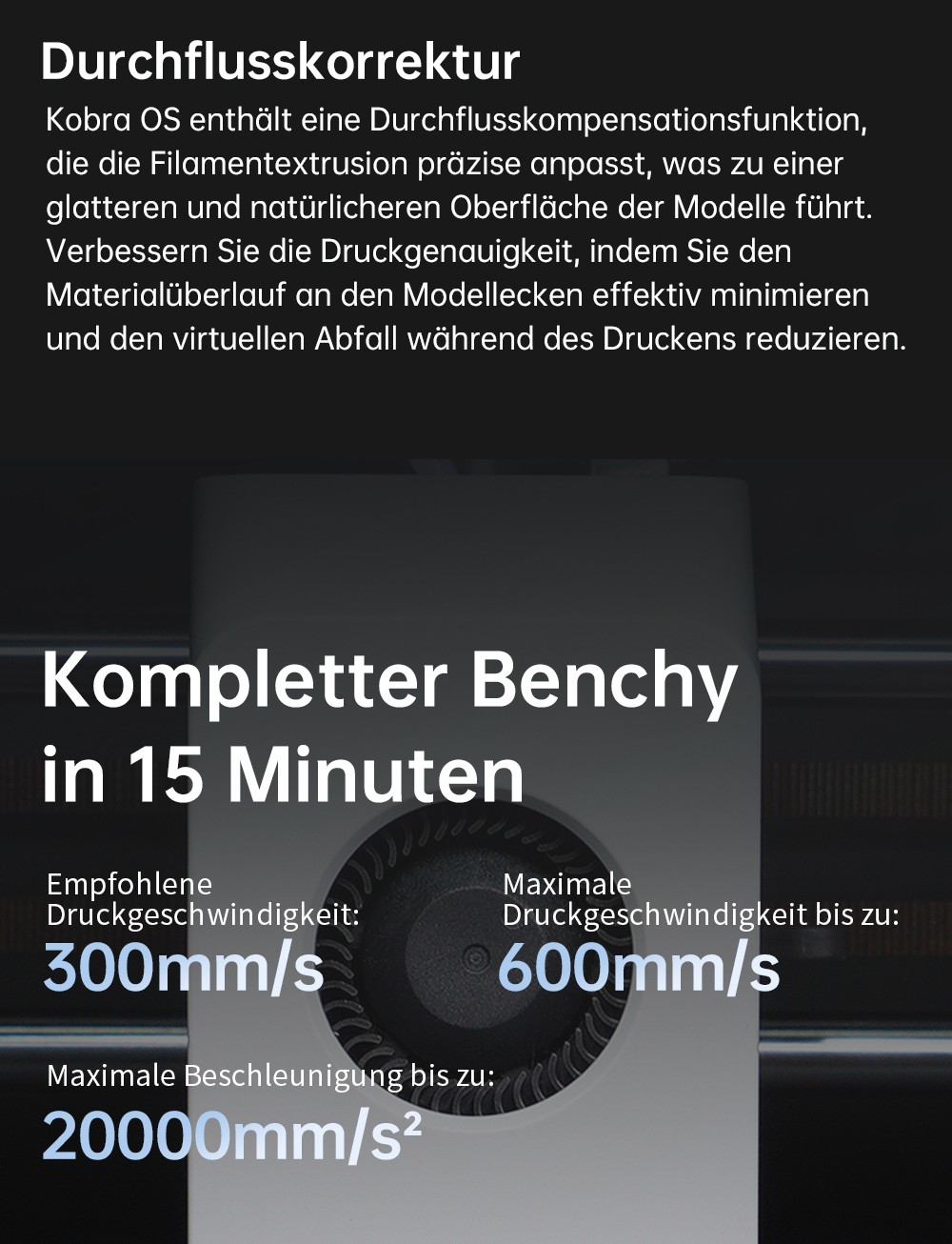 ANYCUBIC KOBRA S1 COMBO 3D-Drucker, lebendiger 8-Farben-Druck, 600 mm/s ultraschnelle Geschwindigkeit, automatische Nivellierung, 320 °C Hotend, 44 dB ultraleise, CoreXY-Konstruktion, 250 x 250 x 250 mm