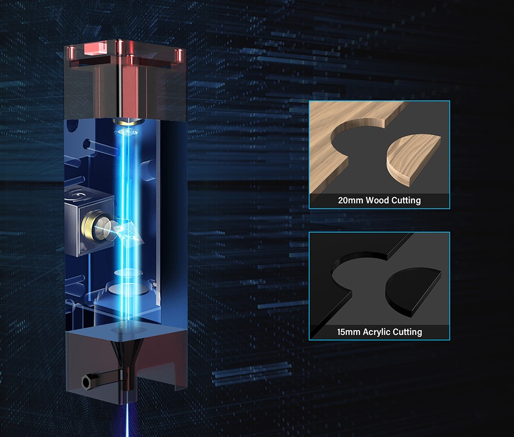 Mecpow X3 Pro 10W Laser Engraver With Air Assist Kit