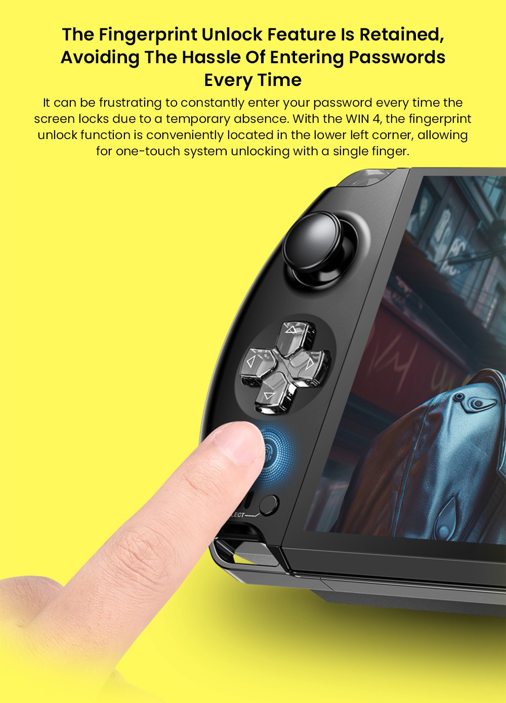 GPD WIN 4 (2025) Game Laptop, 6'' 1920x1080 Screen, AMD Ryzen AI 9 HX 370 12 Cores Max 5.1GHz, 32GB LPDDR5x RAM 2TB SSD, WiFi6E Bluetooth5.3, 1*USB4, 1*Full-featured Type-C, 1*Charging Only Type-C, 1*Oculink, 3*USB3.2, 1*HDMI2.0, 1*RJ45 - US Plug