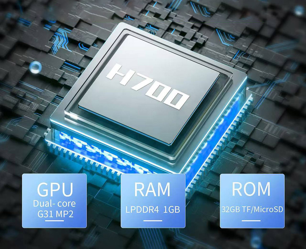 ANBERNIC RG CubeXX Game Console, 3.95-inch 720*720 IPS Screen, Linux 64-bit, 5G WiFi Bluetooth 4.2, Moonlight Streaming, 6.5 Hours of Playtime, RGB Light - White