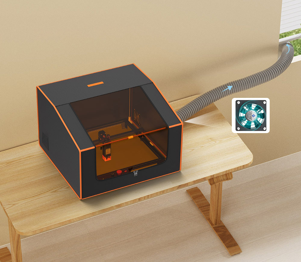 Mecpow FC1 Laser Engraver Enclosure 700x700x460mm