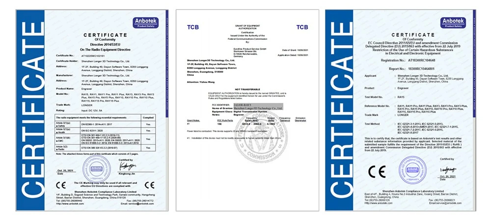 LONGER RAY5 Laser Engraver 32-Bit Chipset WIFI Connection with Touch Screen and Offline Carving