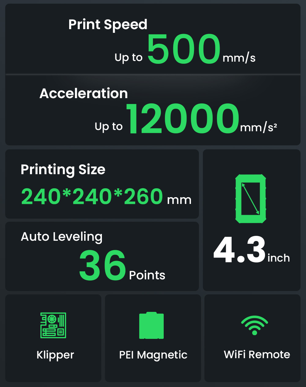 Artillery Sidewinder X4 Pro 3D Printer, 240*240*260mm, 500mm/s Printing Speed, X Y-axis Linear Rail, Direct Drive Extruder, 81 Points Auto Levelling, Double Pull Rod, Auto Cleaning Nozzle