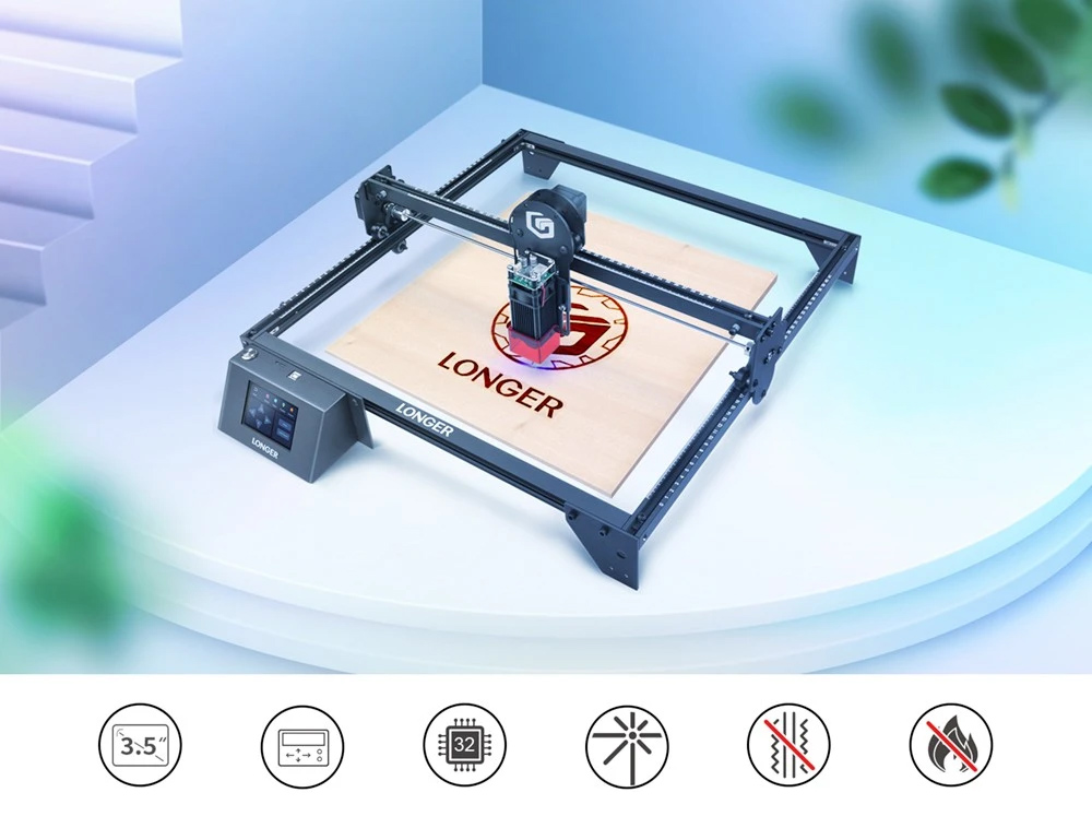 LONGER RAY5 Laser Engraver 32-Bit Chipset WIFI Connection with Touch Screen and Offline Carving