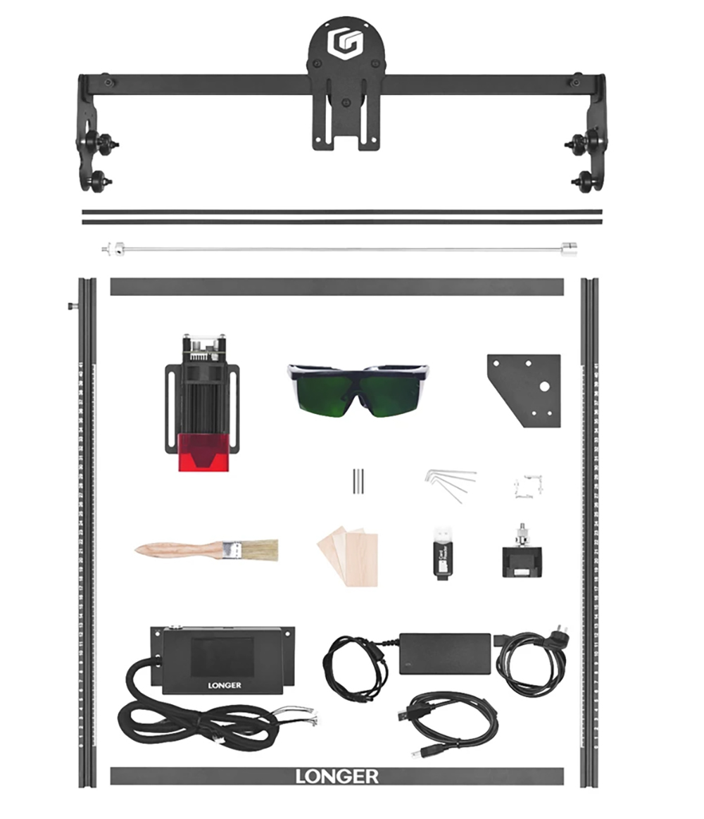 LONGER RAY5 Laser Engraver 32-Bit Chipset WIFI Connection with Touch Screen and Offline Carving