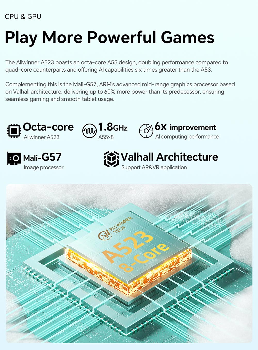 Teclast P30 Tablette 10,1 pouces, Android 14, 4 Go de RAM 64 Go de ROM, double caméra AI 5MP, résolution 1280x800, Qcta-Core, batterie 6000 mAh, Type-C/GMS/WiFi/Bluetooth/prise jack 3,5 mm