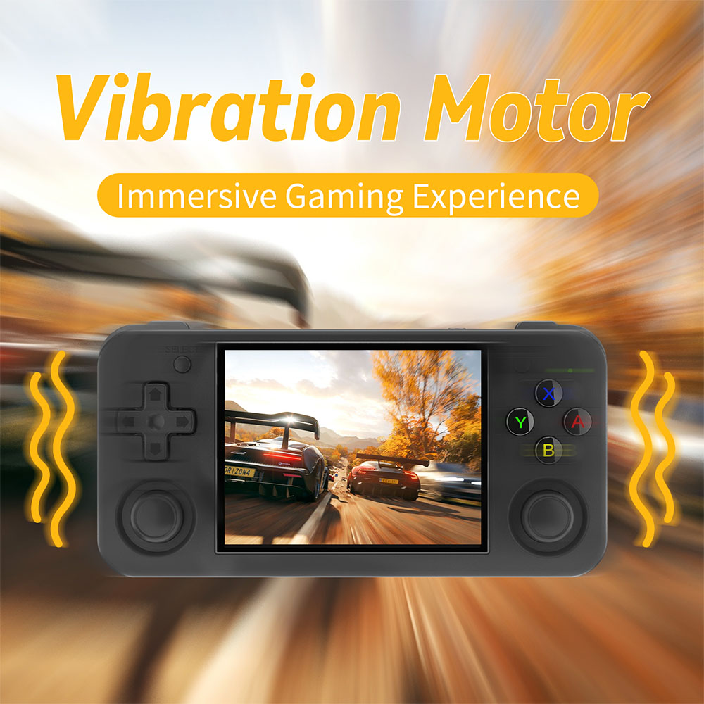 Refurbished ANBERNIC RG35XX H Game Console 32GB+128GB 10000+ Games - Black